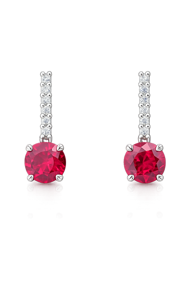 Earrings Ultima Edizione Woman in Silver OAO6880-ROSSO - OAO6880-ROSSO